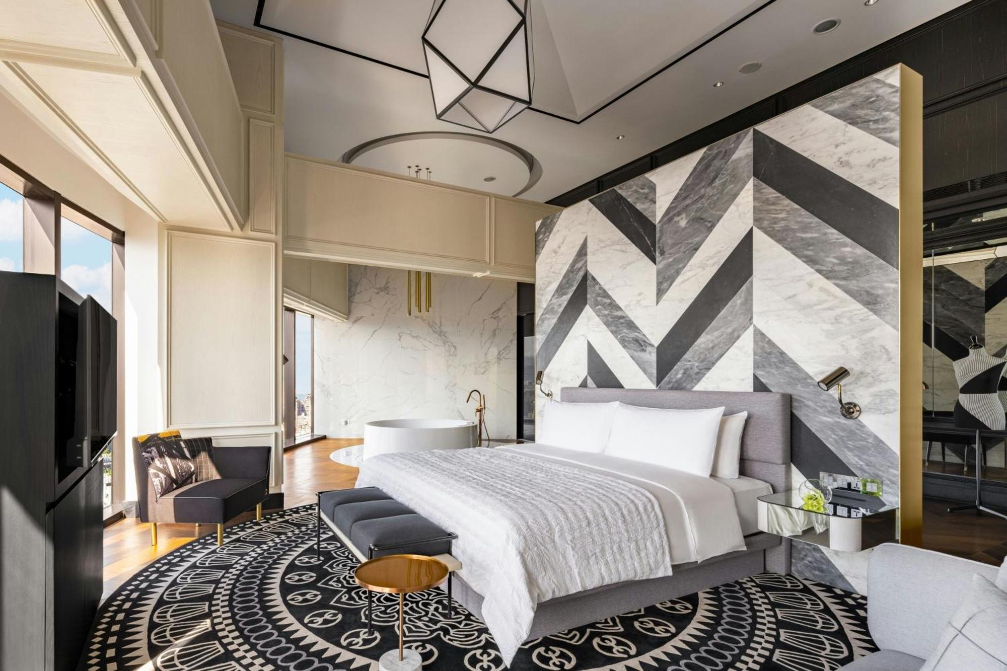 Le Meridien Taichung Exterior foto A bedroom at the hotel